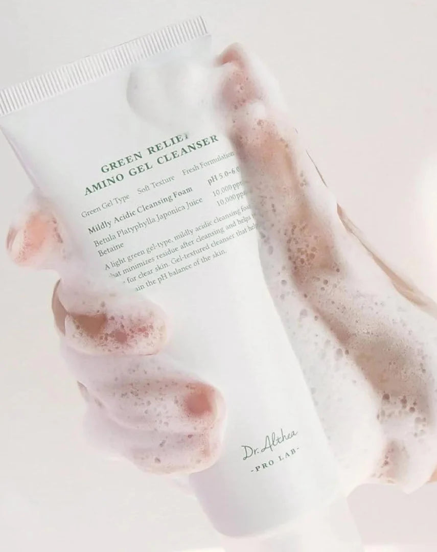 Green relief Amino Gel Cleanser, Dr Althea