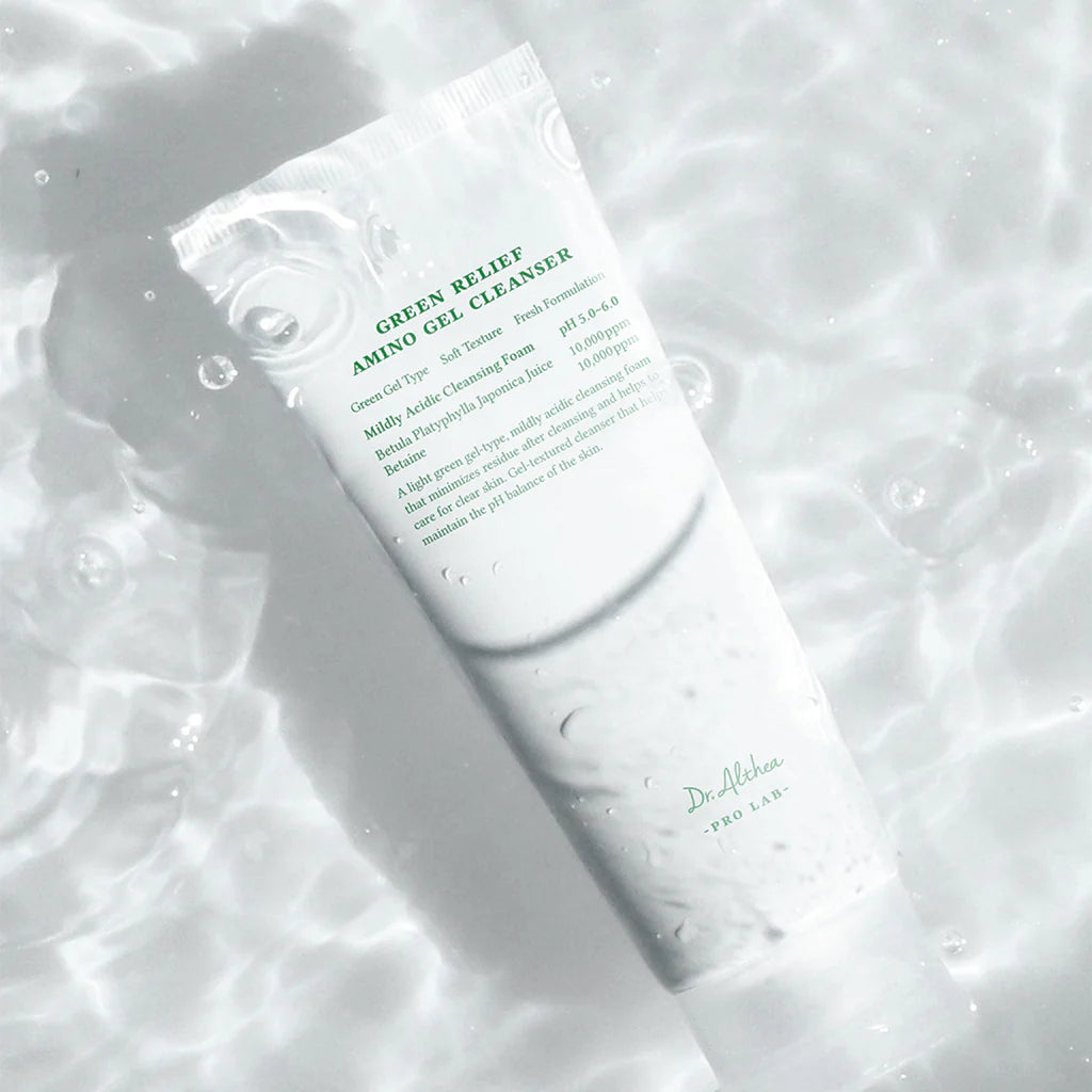 Green relief Amino Gel Cleanser, Dr Althea